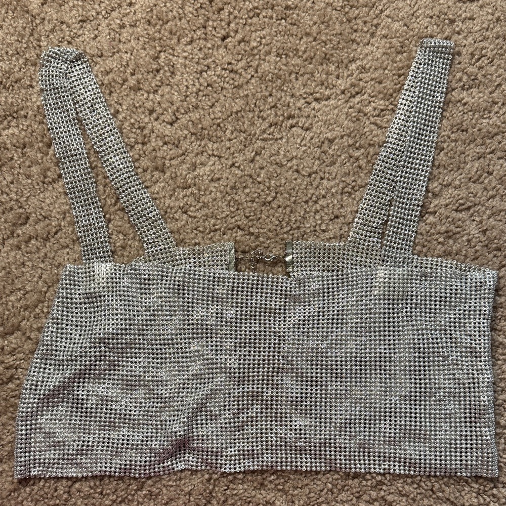 Silver Chain Women's Top